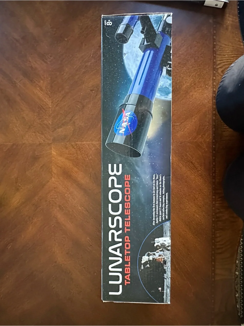 NASA Lunar Telescope for Kids Ages 8-12 with Tripod and Finder Scope and Book